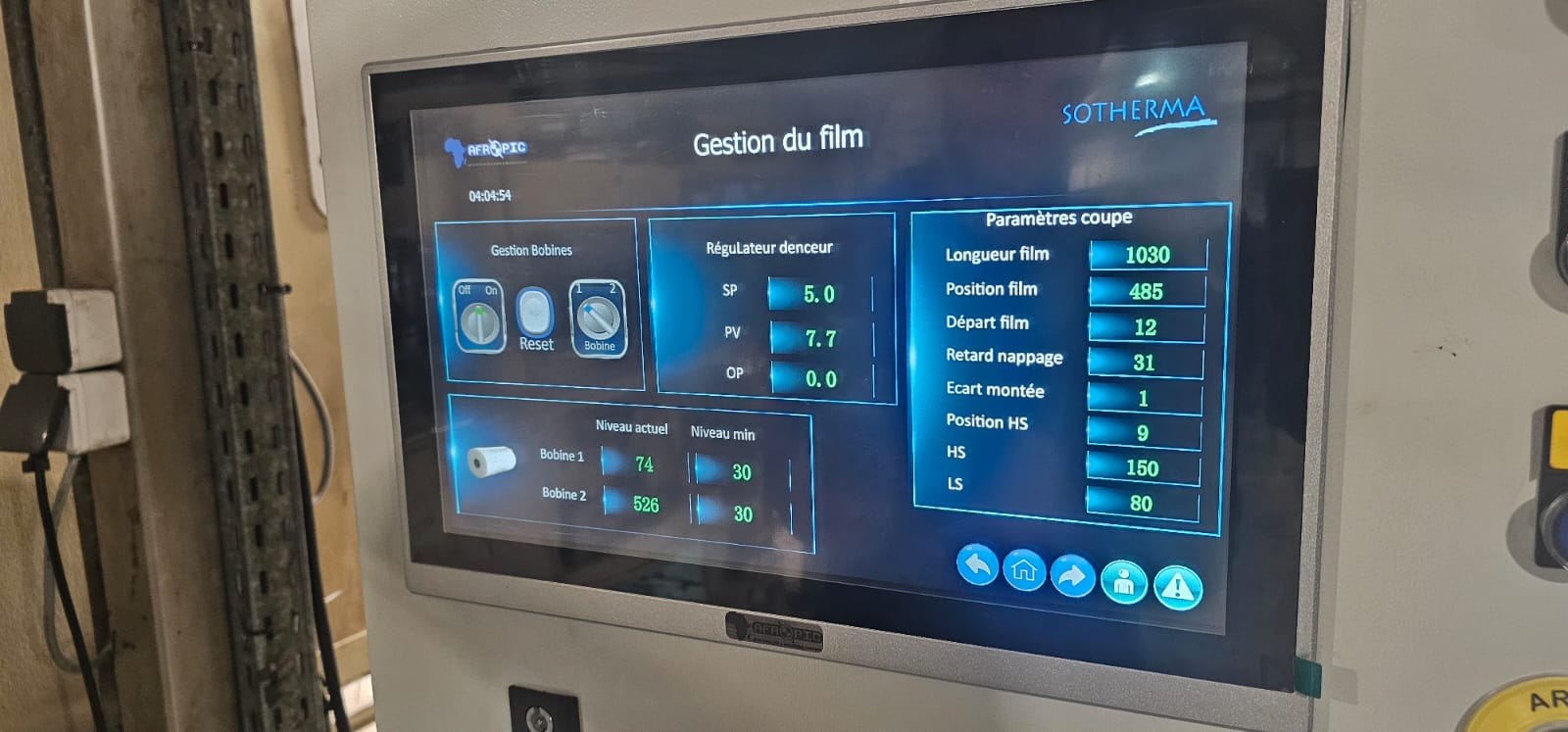 Gestion du film