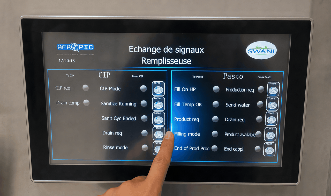 Ligne canettes & HMI — SWANI FOOD